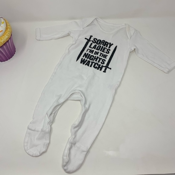 Game of Thrones Nights Watch Onesie - Picture 1 of 4